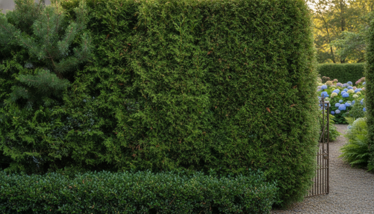 découvrez comment choisir la haie brise-vue idéale pour votre jardin : persistante, champêtre ou fleurie, trouvez celle qui allie esthétisme et intimité.