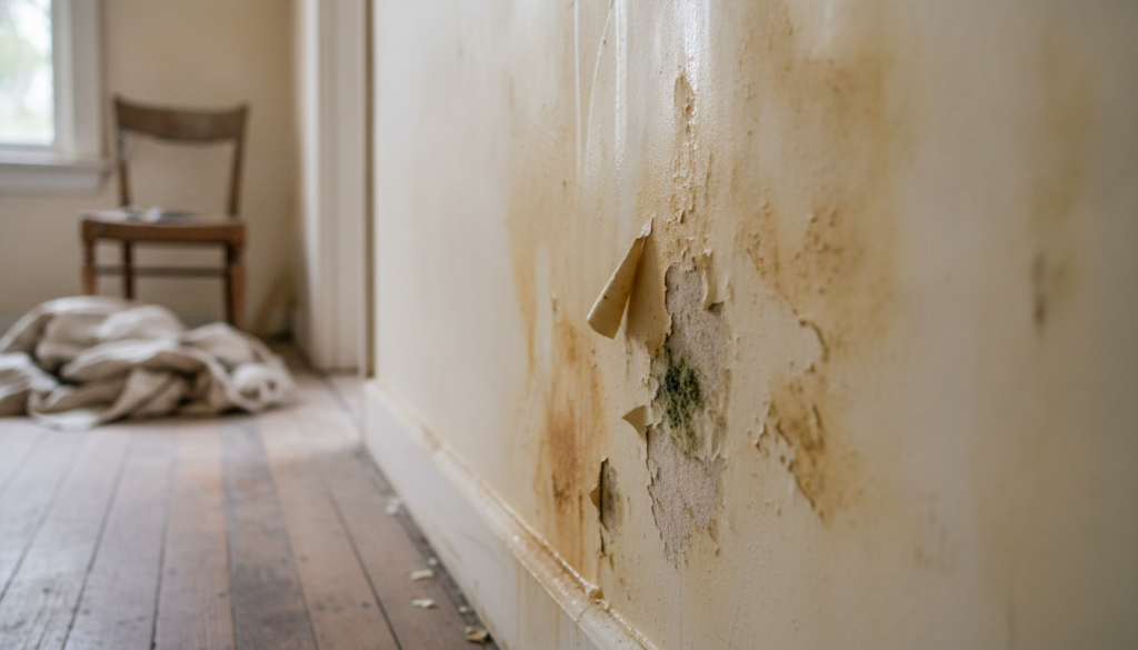 découvrez comment identifier les causes d'un mur humide à l'intérieur de votre maison et les solutions pour y remédier efficacement.