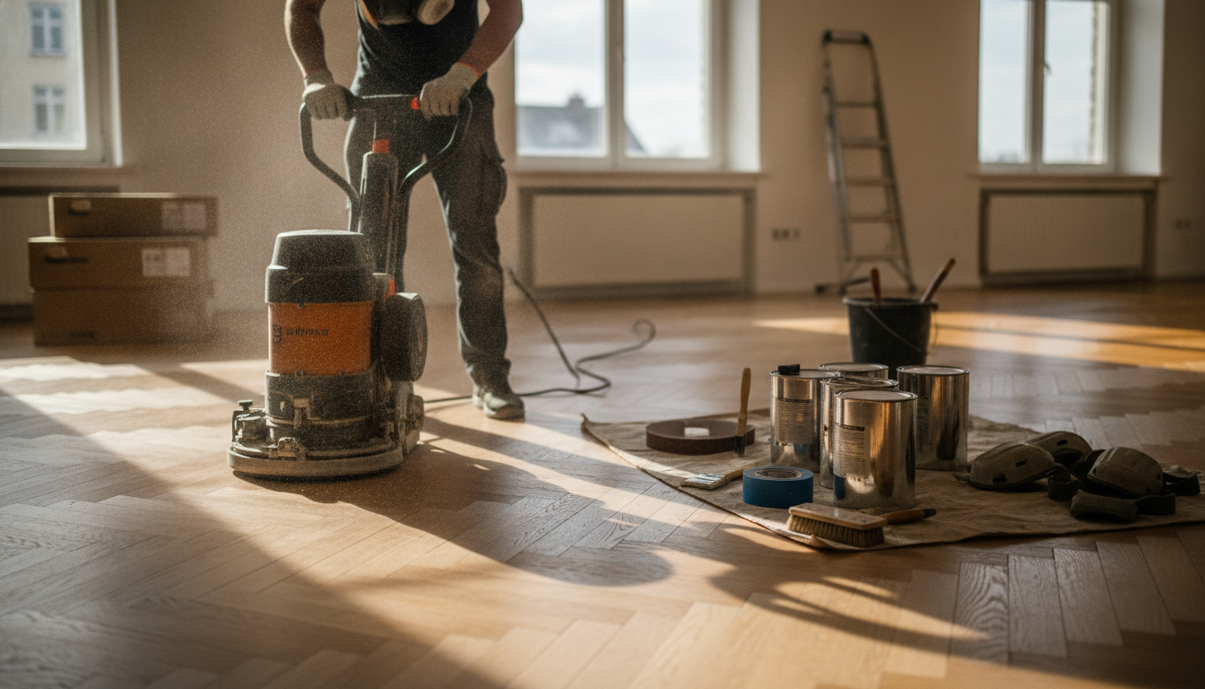 apprenez à poncer et vitrifier votre parquet vous-même grâce à notre guide complet. découvrez les étapes essentielles et les erreurs à éviter pour un résultat professionnel et durable.